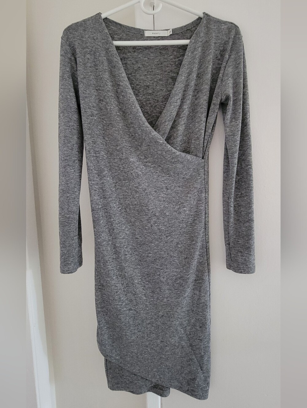 Prost J Gray Long-Sleeve Dress S